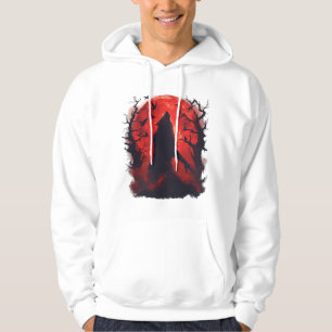 Sudadera Lobo Feroz Luna de Sangre Gótico Halloween