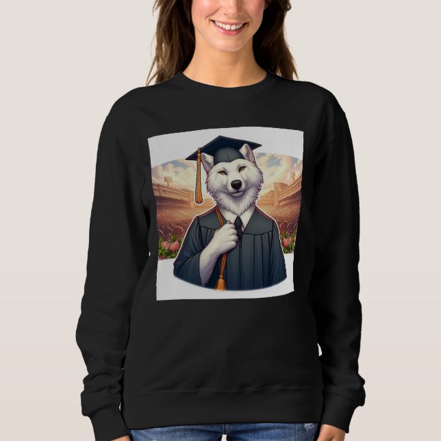 Sudadera Lobo Graduado (Anverso)