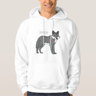 Sudadera Lobo gris con ilustracion de personalizado de tube