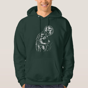 Sudadera lobo joven soñando