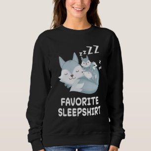 Sudadera Lobo Lobos Sueño Dormir Dormir Pijama Pijamas Noch