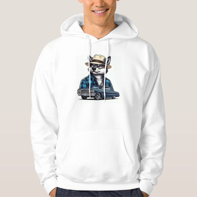 Sudadera Lobo Lowrider (Anverso)
