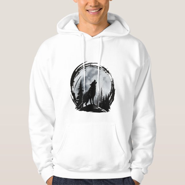 Sudadera Lobo negro (Anverso)