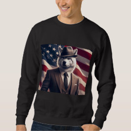 Sudadera Lobo Patriótico