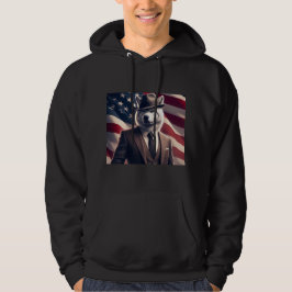 Sudadera Lobo Patriótico