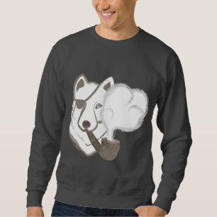 Sudadera Lobo que fuma