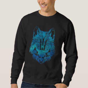 Sudadera Lobo retrato de lobo de vida salvaje de depredador