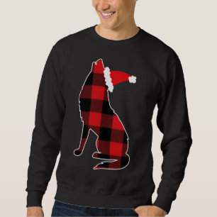 Sudadera Lobo Rojo Navidades de Santa Hat Pajama Wolf Lov