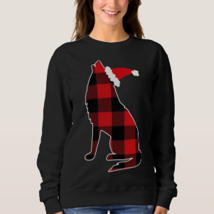 Sudadera Lobo Rojo Navidades de Santa Hat Pajama Wolf Lov