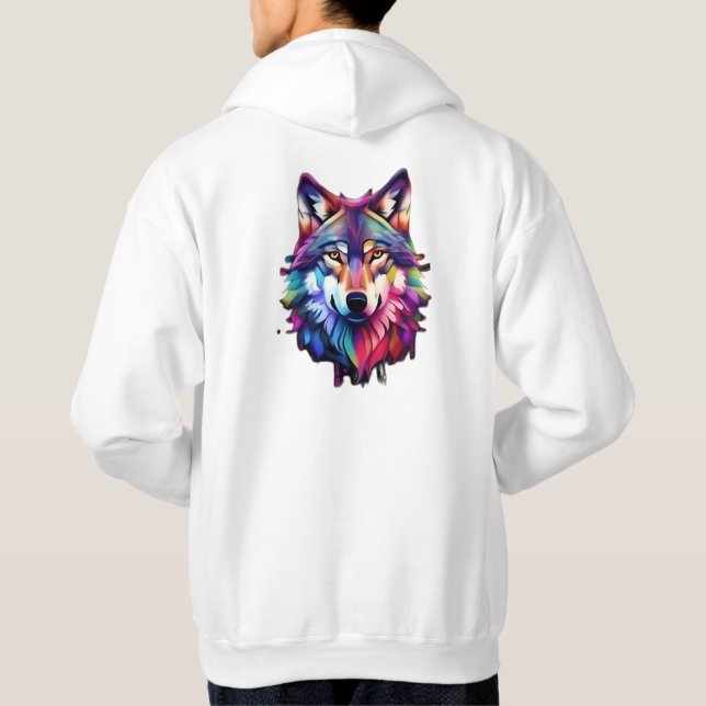Sudadera Lobo único (Reverso)