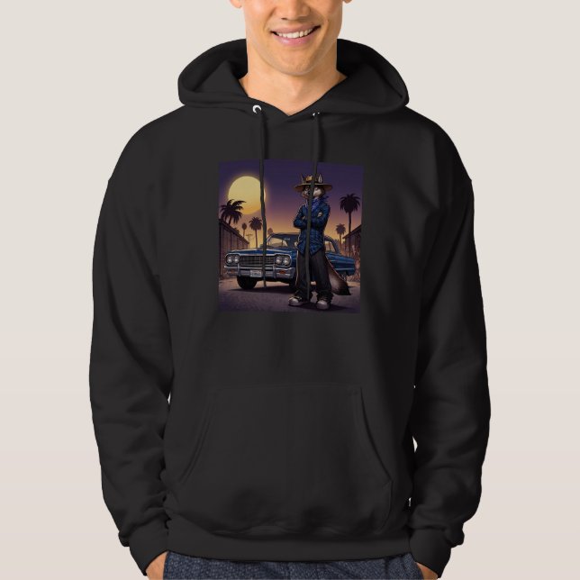 Sudadera Lobo Y Lowrider (Anverso)