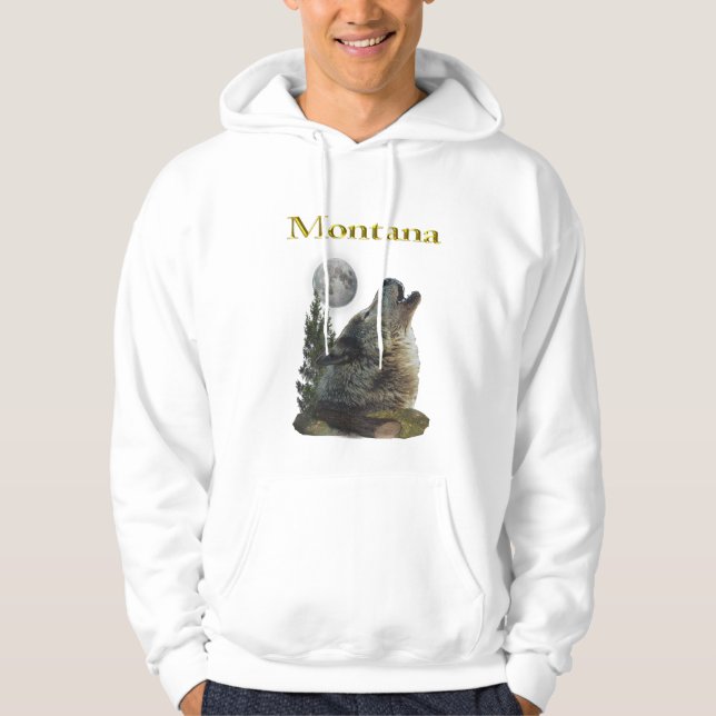 Sudadera lobo y luna (Anverso)