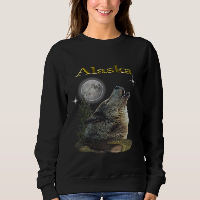 Sudadera Lobo y Luna (Anverso)
