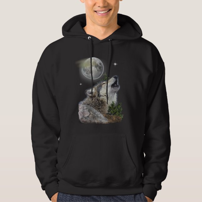 Sudadera Lobo y Luna (Anverso)