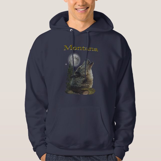 Sudadera lobo y luna (Anverso)