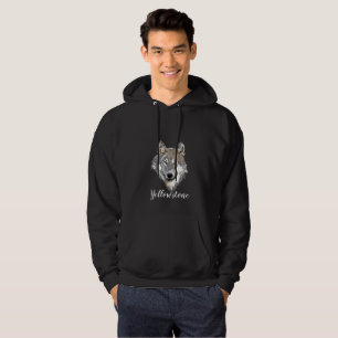 Sudadera Lobo Yellowstone de la camiseta con capucha superi