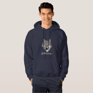 Sudadera Lobo yellowstone masculino con la camiseta mejor e