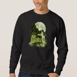 Sudadera Lobos Cascadas De Animales De Vida Silvestre Moon 