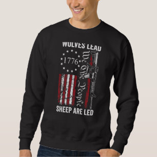 Sudadera Lobos Ovejas De Plomo Están Lied Usa Pro Gun 2ª En