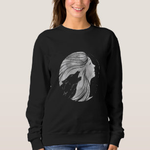 Sudadera Lobos Realistas De Mujeres Lobos Lobos Animales Ap