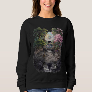Sudadera Lobos Yin Yang Duales Estaciones Árbol de la Vida