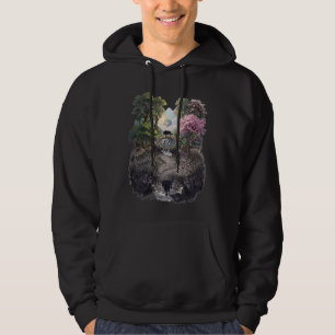 Sudadera Lobos Yin Yang Duales Estaciones Árbol de la Vida