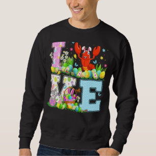 Sudadera Lobster Fish Easter Huevo de Semana Santa Amo Lobs
