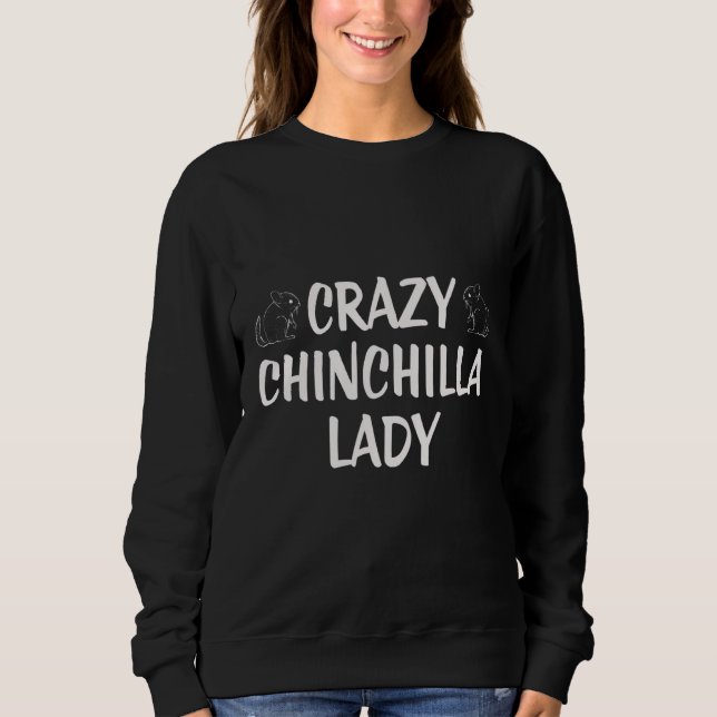 Sudadera Loca Chinchilla Lady (Anverso)