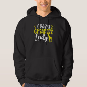 Sudadera Loca Giraffe Lady Funny Giraffe Lover