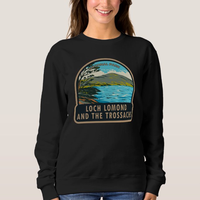 Sudadera Loch Lomond y el Parque Nacional de los Trossachs (Anverso)