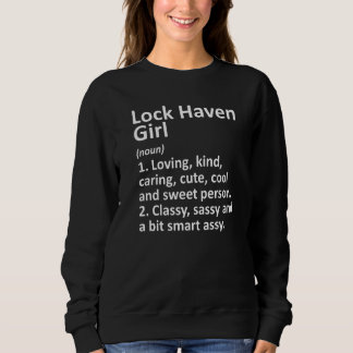 Sudadera Lock Haven Chica Pa Pennsylvania City Home Roots