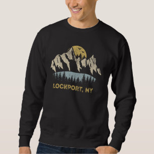 Sudadera Lockport New York Mountain Sunset Sunrise NY