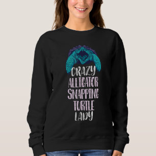 Sudadera Loco Alligator Tirando Tortuga Lady Snapping Tur