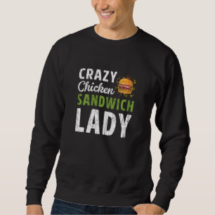 Sudadera Loco Sandwich Lady Bolonia Carne Gráfico de la com