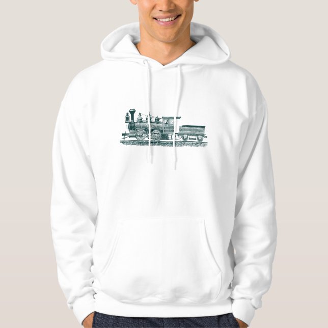 Sudadera Locomotora 02 - Verde oscuro (Anverso)
