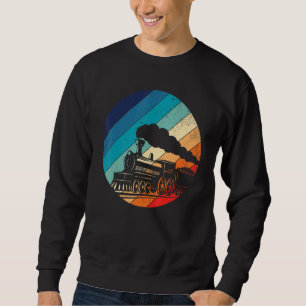 Sudadera Locomotora del tren Vintage Retro