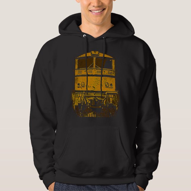 Sudadera Locomotora Ferrocarril Ventilador Ferrocarril Mode (Anverso)