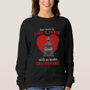 Sudadera Locomotora Tren Trains Ferrocarril Gracioso Regalo
