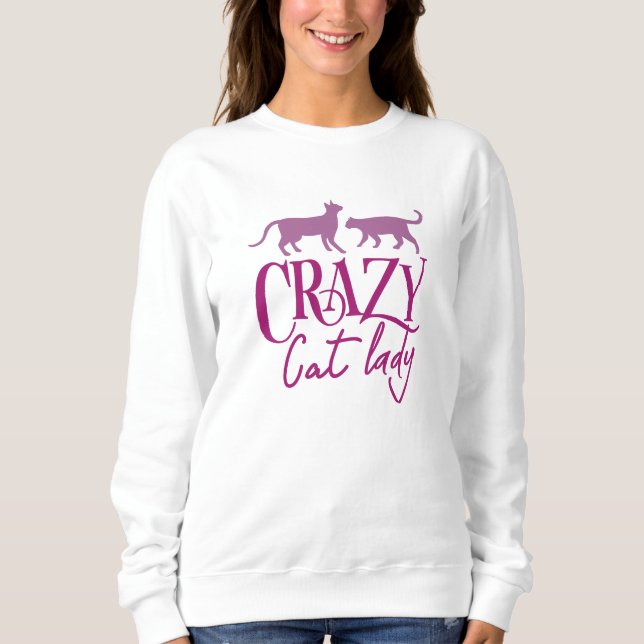 Sudadera Locuela de los Gatos (Anverso)