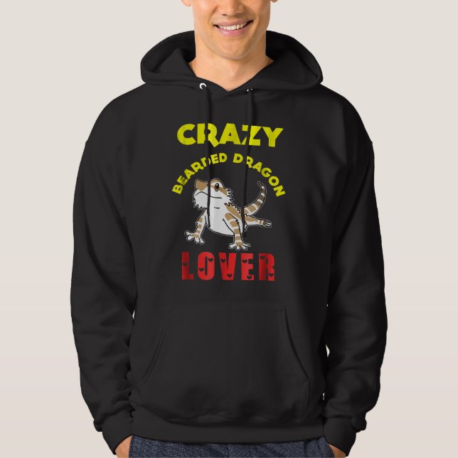 Sudadera Locuos propietarios de Mascotas Dragones con barba (Anverso)