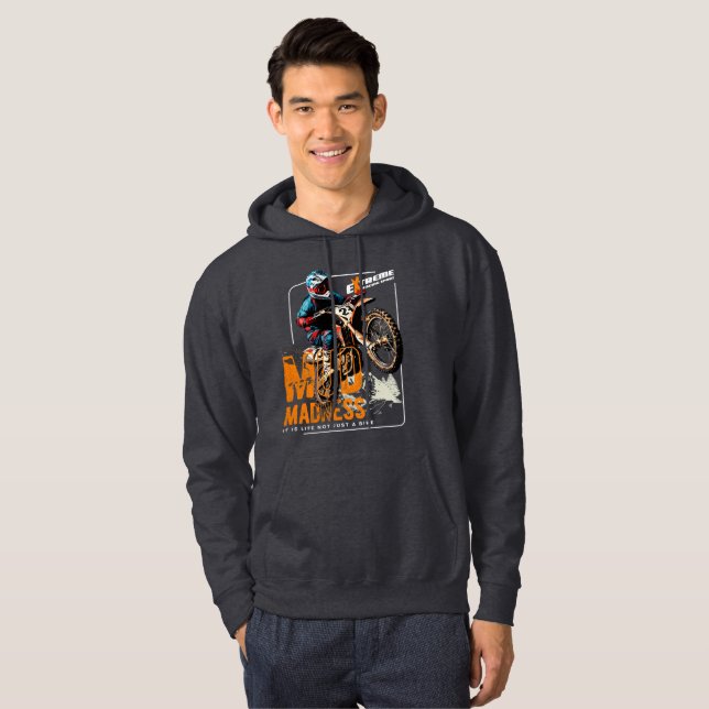 Sudadera Locura de barro | Hombres (Anverso completo)