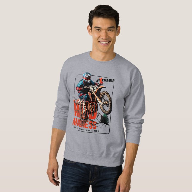 Sudadera Locura de barro | Hombres (Anverso completo)