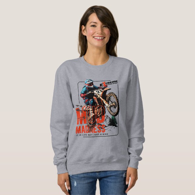 Sudadera Locura de barro | Mujeres (Anverso completo)