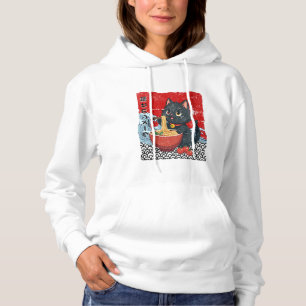 Sudadera ¡Locura de Ramen de Gato Negro Maravilloso!
