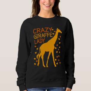 Sudadera Locura Giraffe Mujer África Safari Lluvia Animal