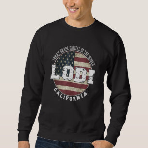 Sudadera Lodi California Bandera Americana Vintage