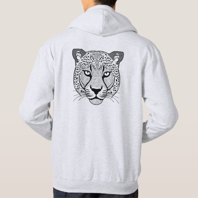 Sudadera loepard hoodies (Reverso)