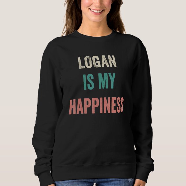 Sudadera Logan Is My Happiness (Anverso)