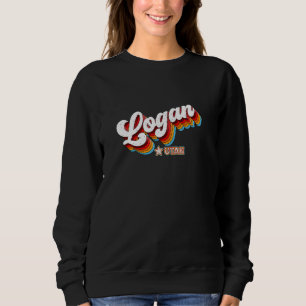 Sudadera Logan Utah Ut de Retro 80