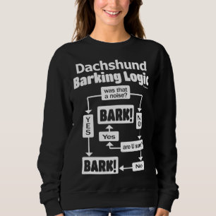 Sudadera Lógica de barrido de Dachshund